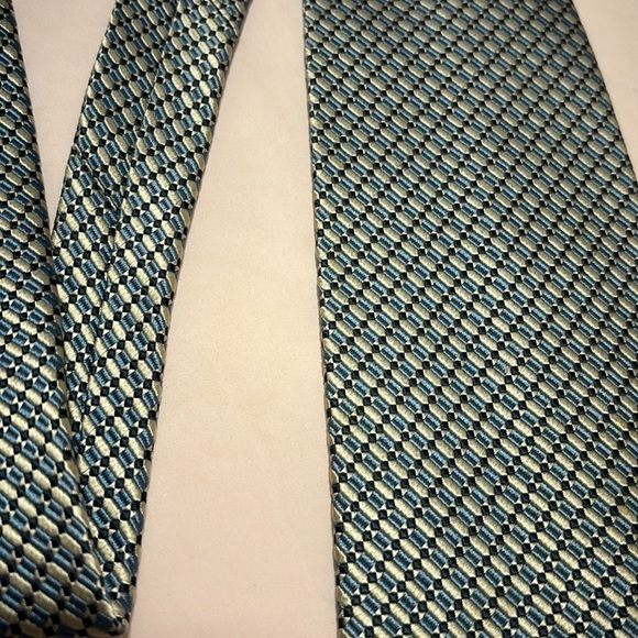 Kenzo Homme blue silver tie - Picture 5 of 8